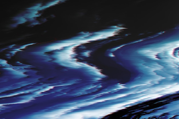 Сине-черное изображение морского слова "океан" на дне