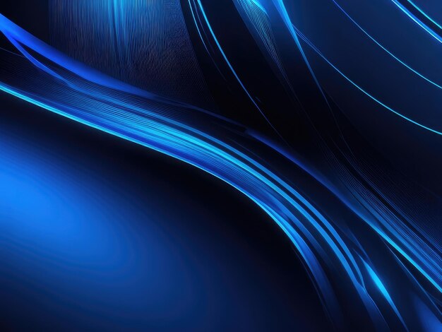 Blue and black motions abstract background