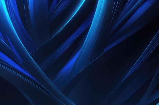 Blue and black motions abstract background