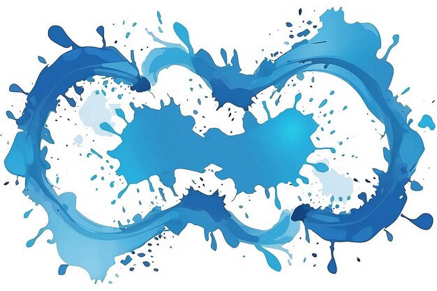 Foto illustrazione dello stock blue blot