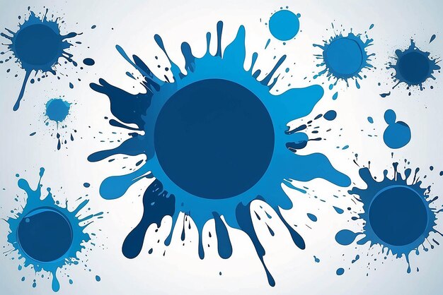 Blue Blot stock illustration