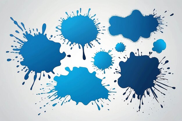 Photo blue blot stock illustration