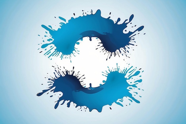 Photo blue blot stock illustration