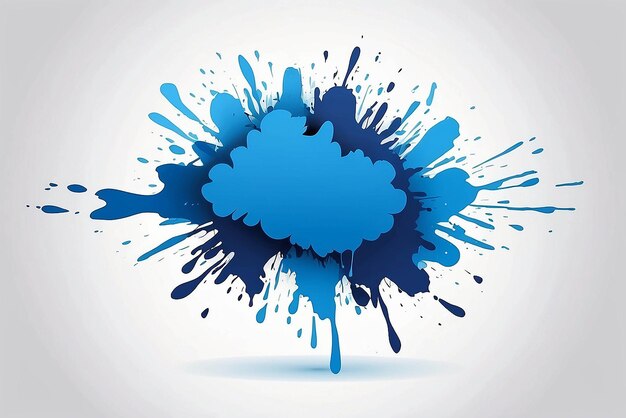 Foto illustrazione dello stock blue blot