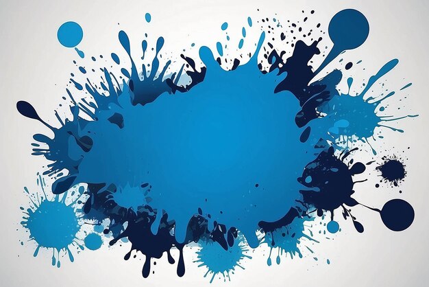 Photo blue blot stock illustration