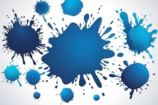 Photo blue blot stock illustration