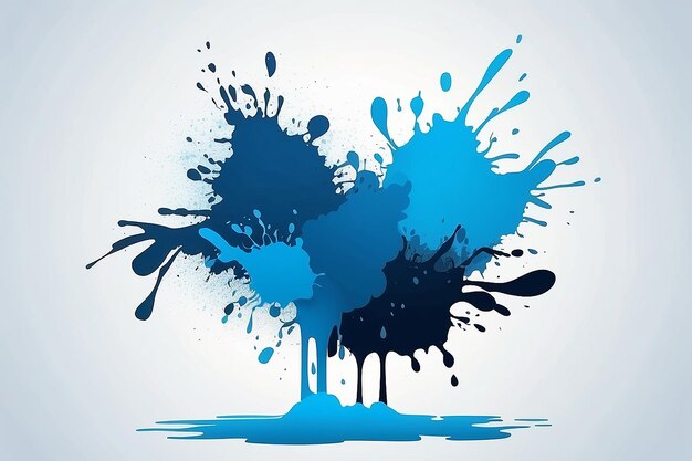 Blue Blot stock illustration