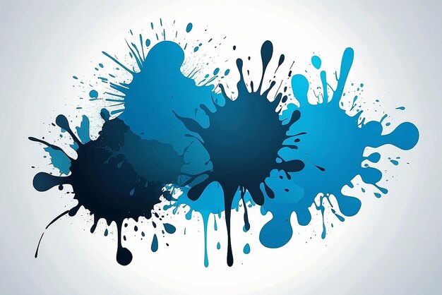 Photo blue blot stock illustration