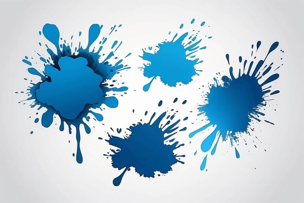 Photo blue blot stock illustration