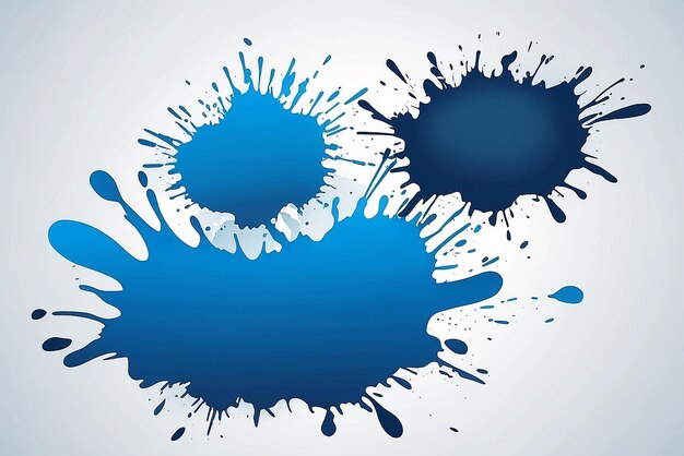 Photo blue blot stock illustration