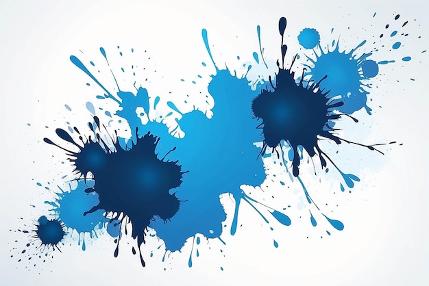 Blue Blot voorraad illustratie