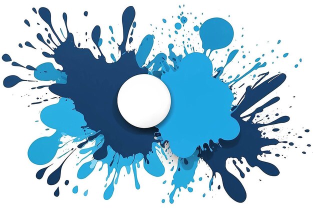 Blue Blot voorraad illustratie