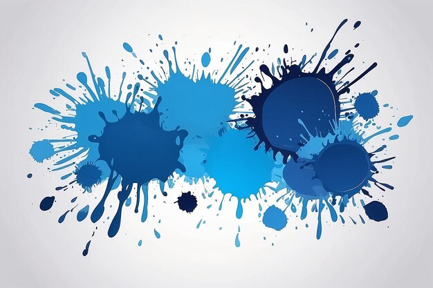 Blue Blot voorraad illustratie