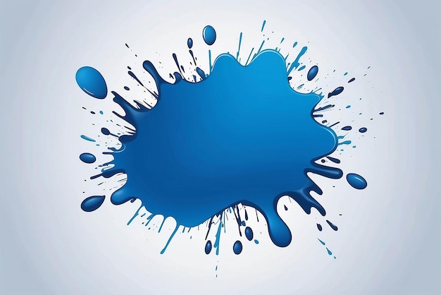 Foto blue blot voorraad illustratie