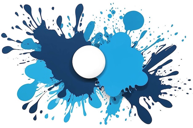 Blue blot voorraad illustratie