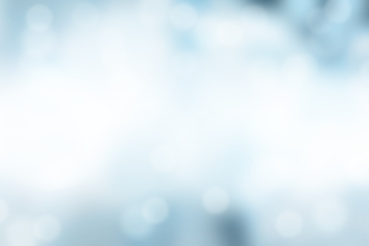 Photo blue blurred with bokeh  abstract background