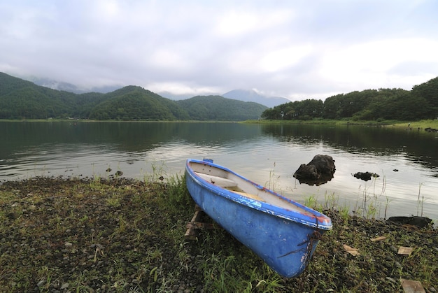 Blue boat