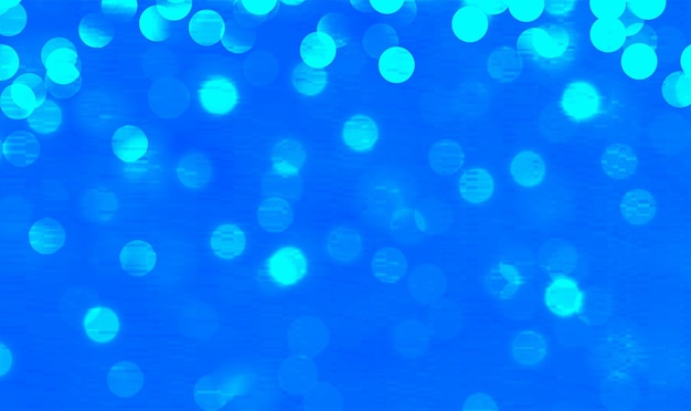 Blue bokeh background for banner poster ad celebrations and various design works