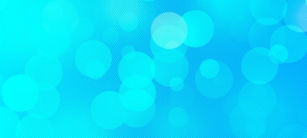 Photo blue bokeh background for banner poster ad celebrations and various design works