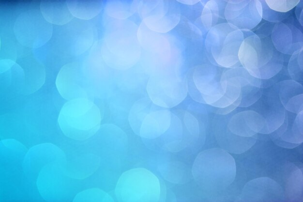 Blue bokeh background blue christmas light new year's bokeh with gradient