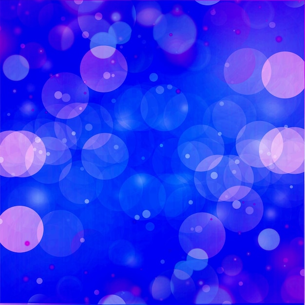 Blue bokeh background for seasonal holidays event and celebrations