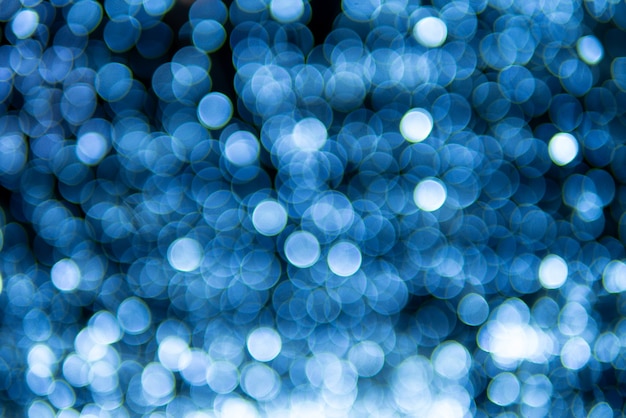 Carta da parati del fondo del bokeh o decorazione blu del contesto, saluto stagionale e styl festivo