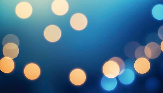 blue bokeh background