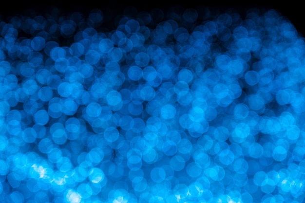 Photo blue bokeh blur abstract christmas background