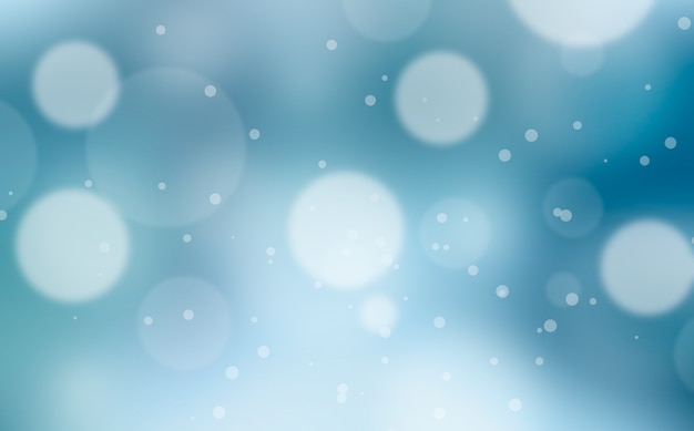 Photo blue bokeh or blurred abstract for background