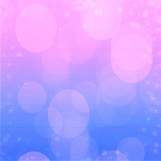 Blue bokeh square background for holidays christmas and new year celebration