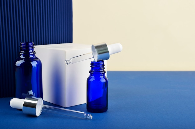 Blue Bottle with hyaluronic acid