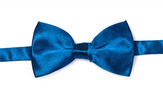 Photo blue bow-tie