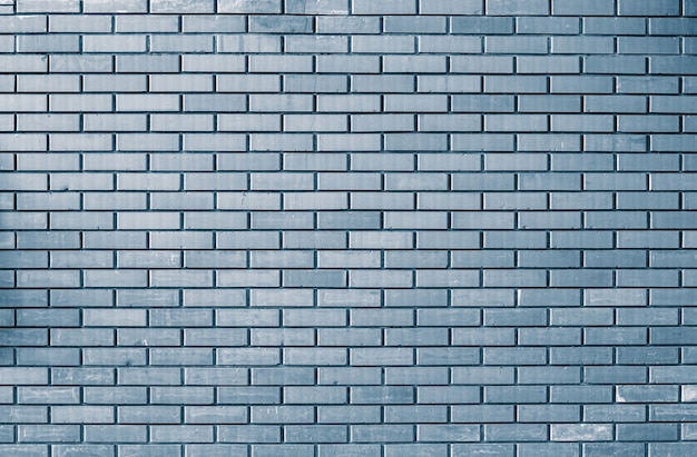 blue brick building wall background