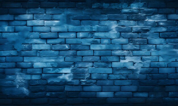 Blue brick wall background Blue brick wall texture