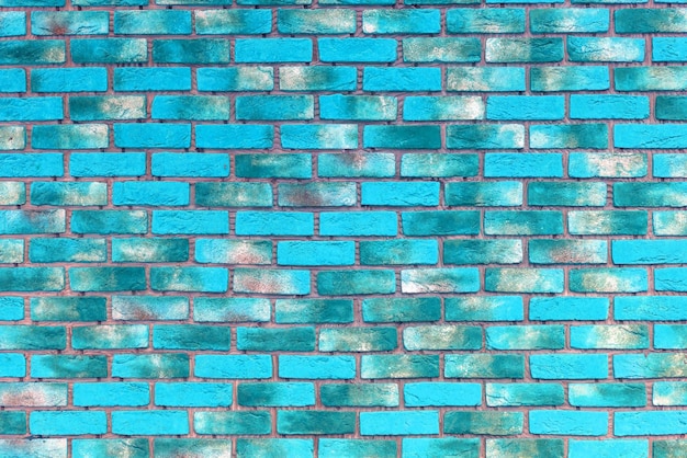 Muro di mattoni blu sfondo del design d'interni moderno