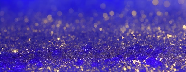 青の明るいデザインきらびやかな光のパターン光沢のある星の抽象的な背景のボケ味