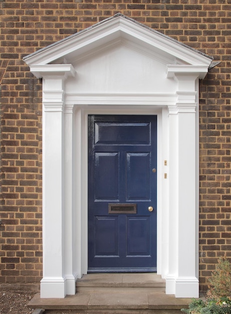 Blue British Door