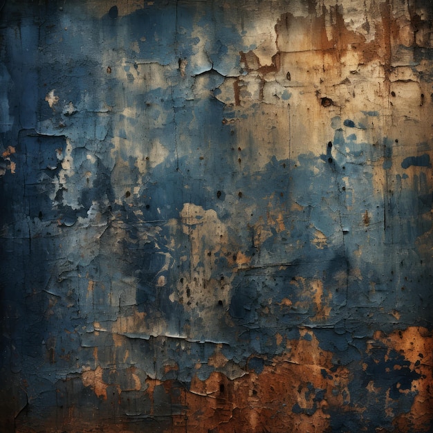 Blue and brown grunge texture