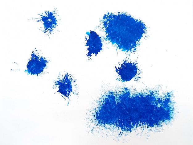 Blue Brush Spots