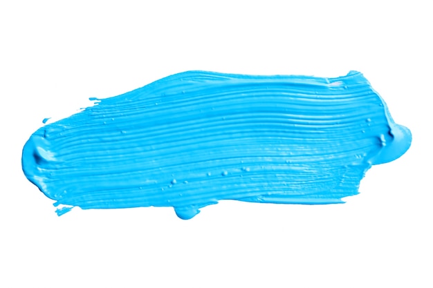 Blue brush stroke