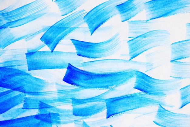 Premium Photo | Blue brush strokes watercolor abstract background