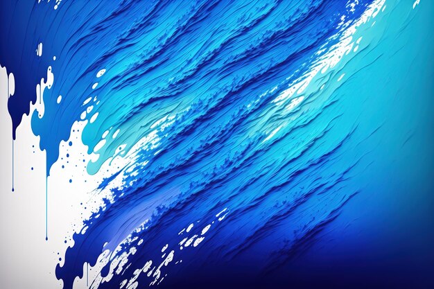 Blue brushstrokes background