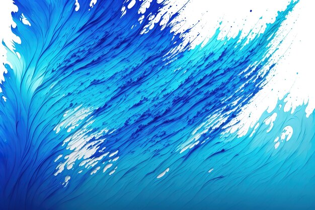 Blue brushstrokes background