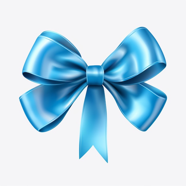 blue butterfly ribbon