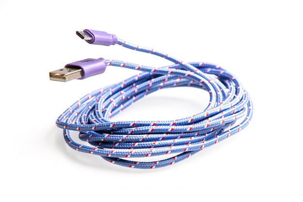Blue Cable USB bow for packing 