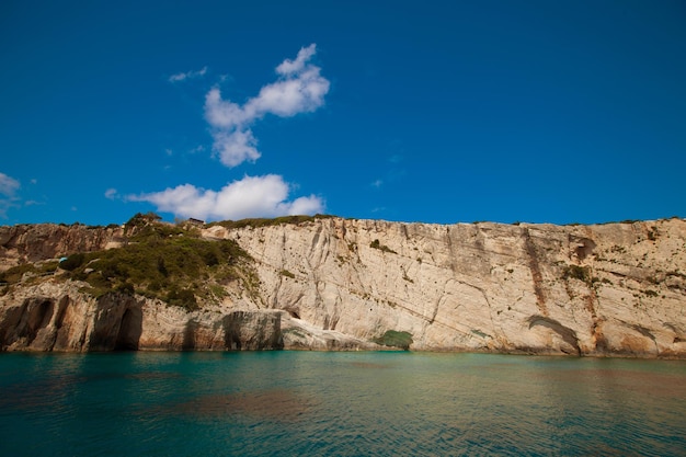 Голубые пещеры на острове Закинф