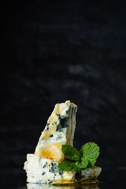 Blue cheese food mold dairy product made from goat sheep or cow milk