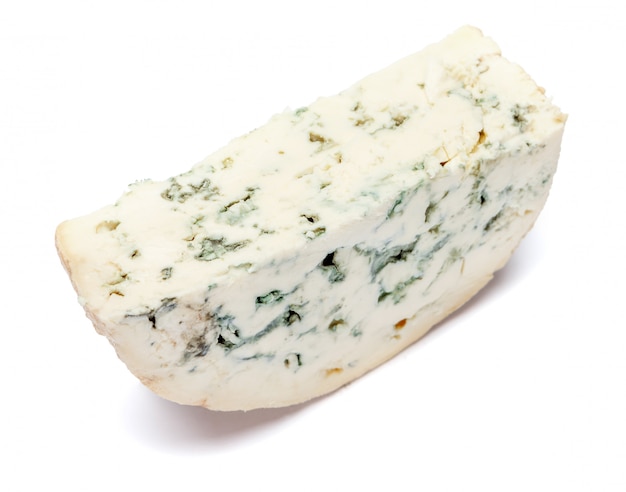 Blue cheese on a white table