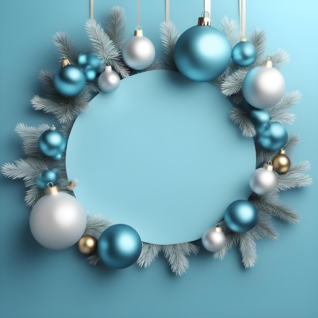 Blue Christmas Background