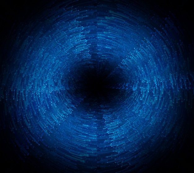 blue circle abstract background